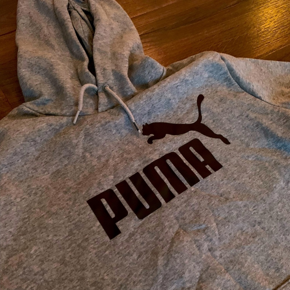 Puma Hoodie — Gray
